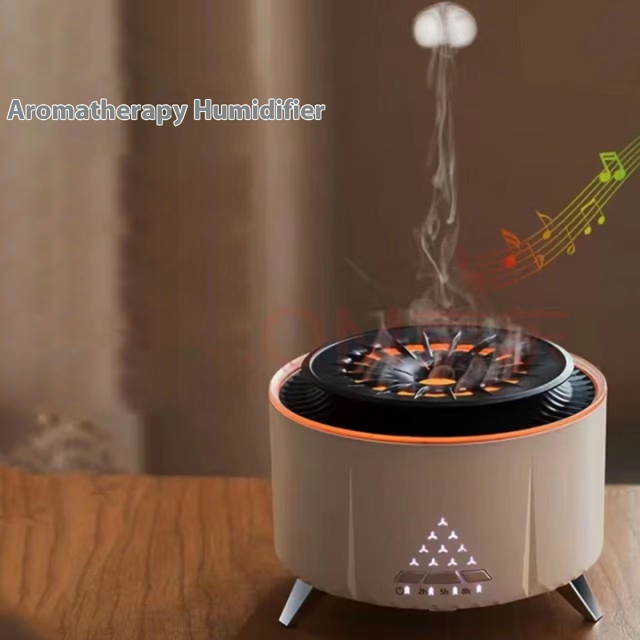 Vape Ring - White Noise Volcanic Lava Humidifier Creative
