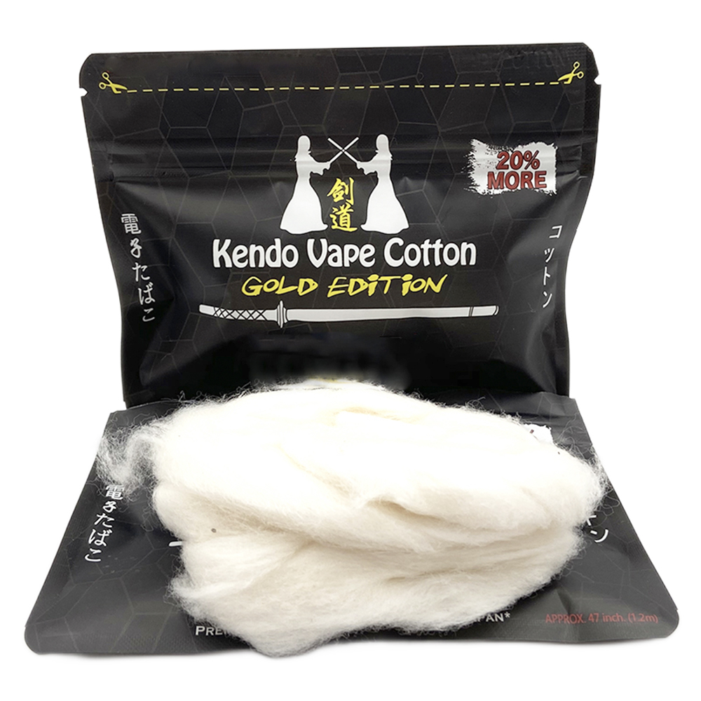 New Kendo Cotton Gold Edition  - Vaping Goods 评论和价格
