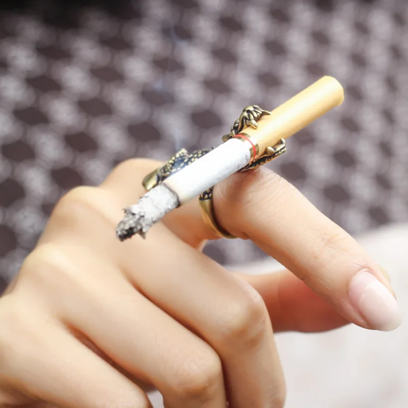 Retro Dragon Cigarette Holder  - Vape Ring 评论和价格